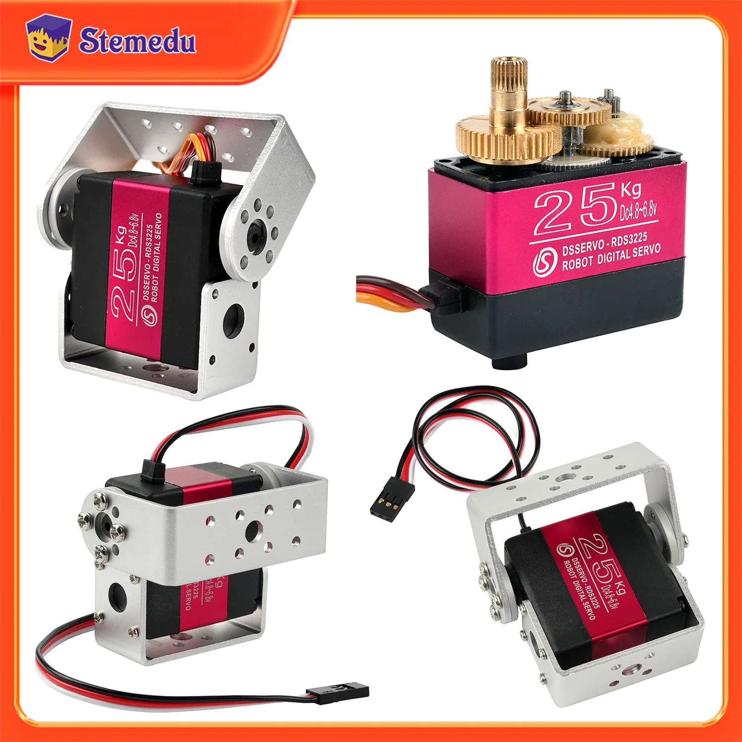 Servo Bracket - 25KG Robot Digital Servo High Torque