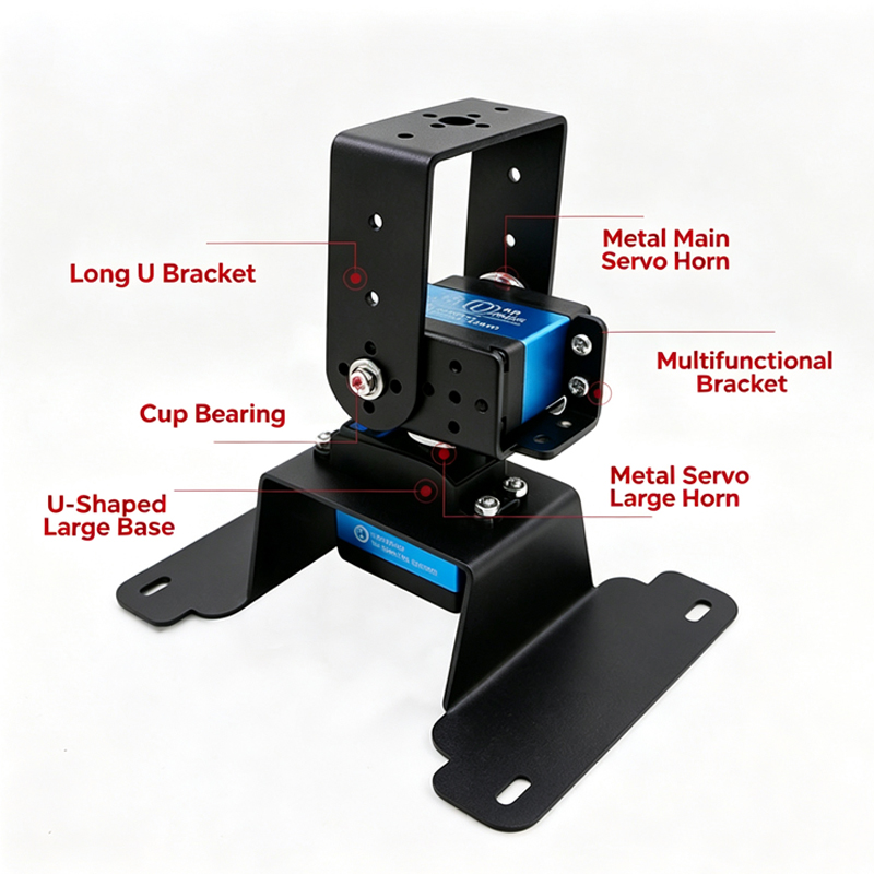 2 DOF Pan Tilt Bracket Kit Met - đánh giá và giá Servo Pan Tilt