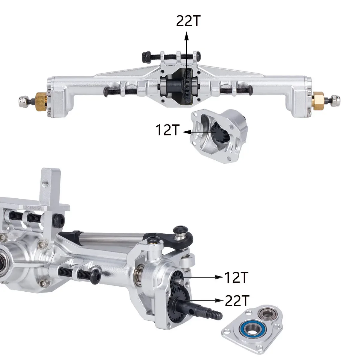 Aluminum CNC Portal Axles +10m - đánh giá và giá Servo Bracket
