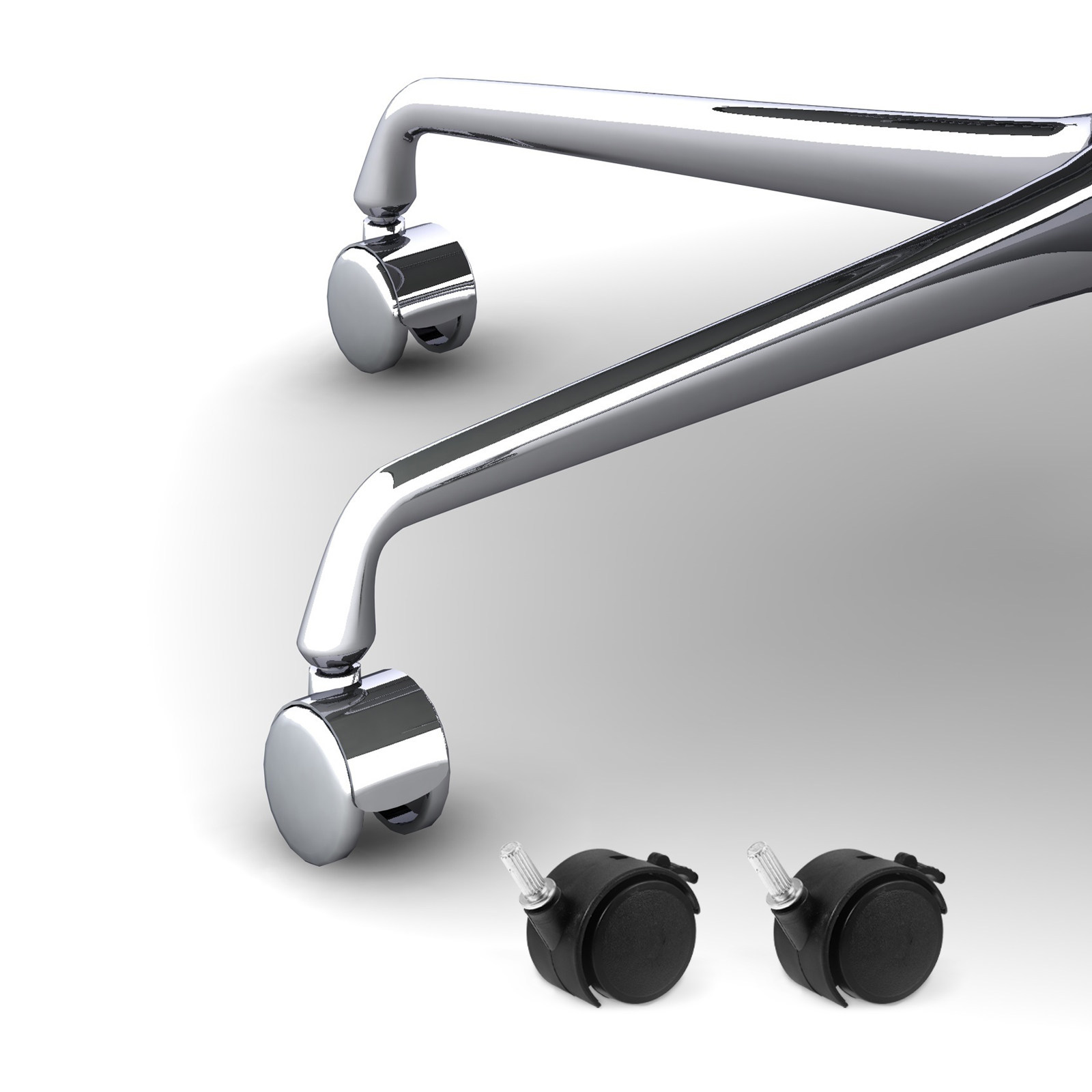 2Pcs Stem Mount Swivel Caster  - đánh giá và giá Caster Wheel