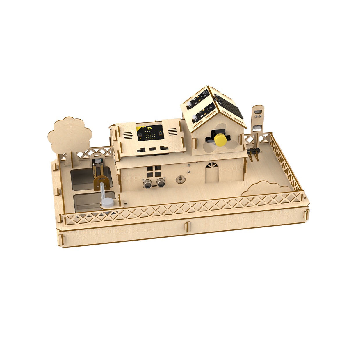 Hiwonder IoT Smart House Kit w - đánh giá và giá Microbit Robot