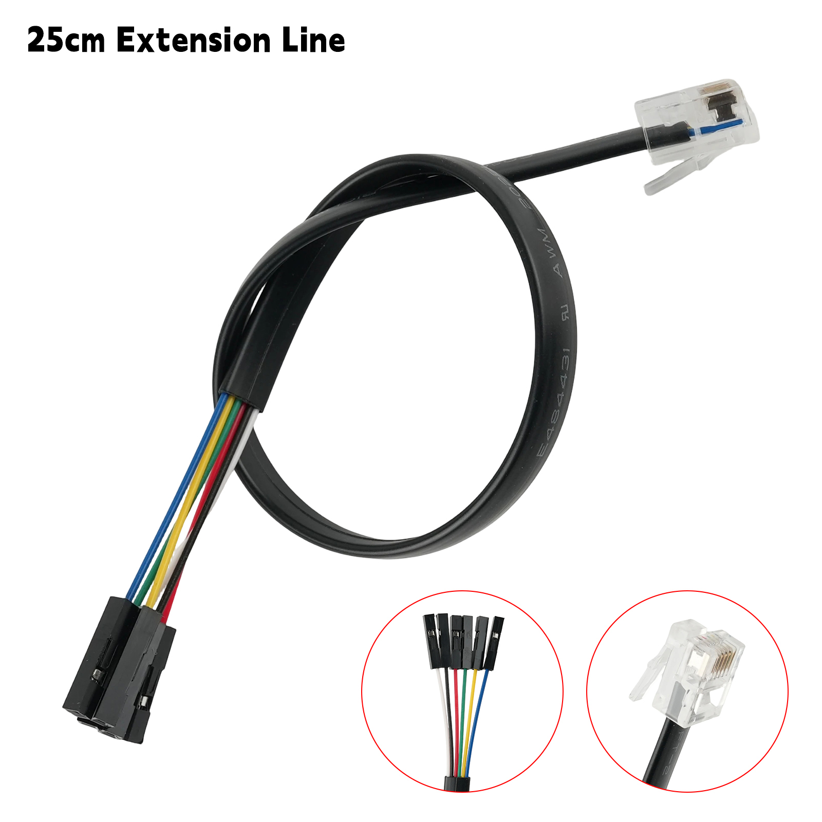 25cm EV3 Extension Line 6p6c B - đánh giá và giá Microbit Robot