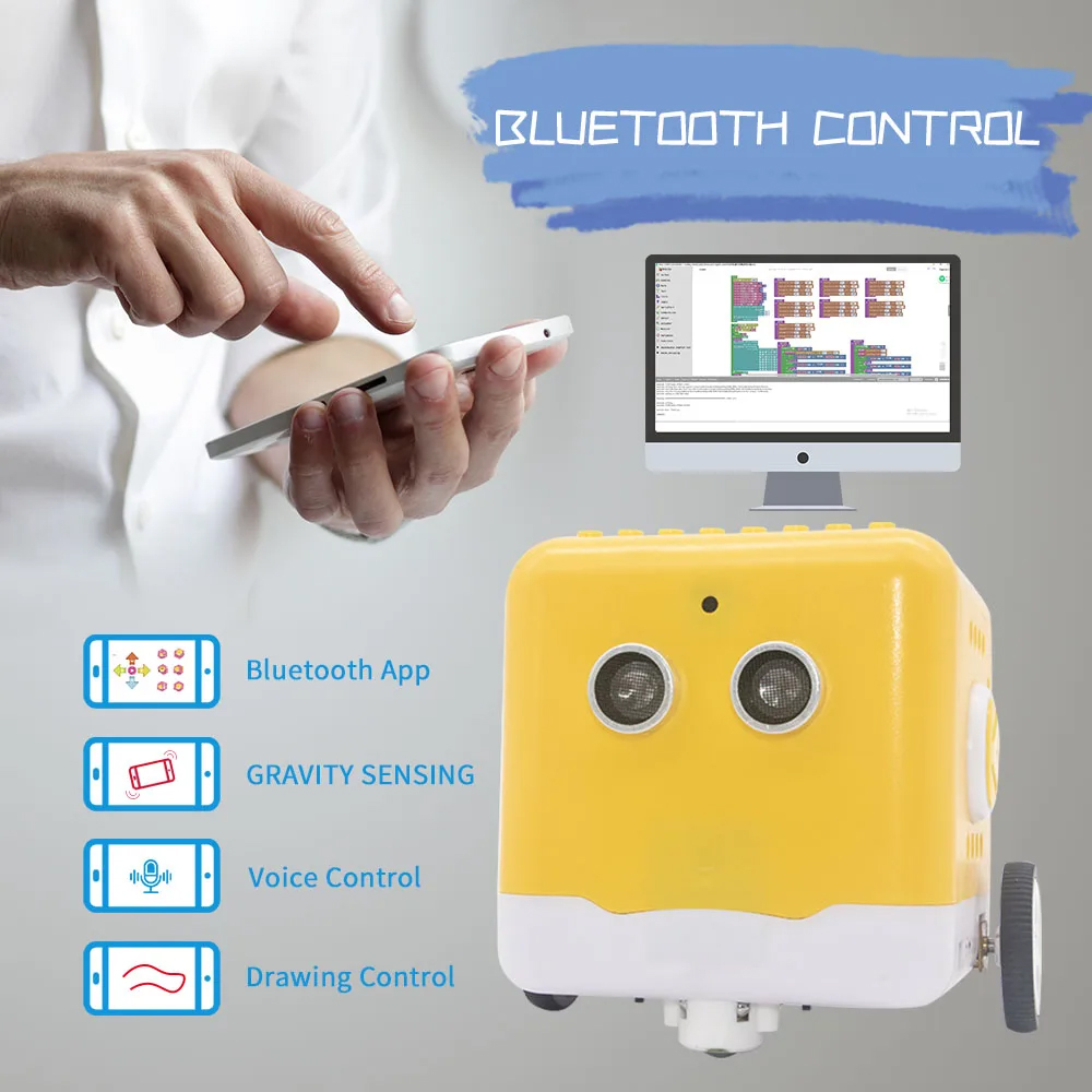 Kidsbits Programmable Robot Ki - đánh giá và giá Microbit Robot