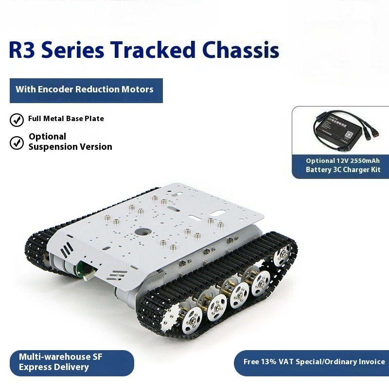R3 Series Tank Chassis, Intell - đánh giá và giá Tracked Robot Chassis