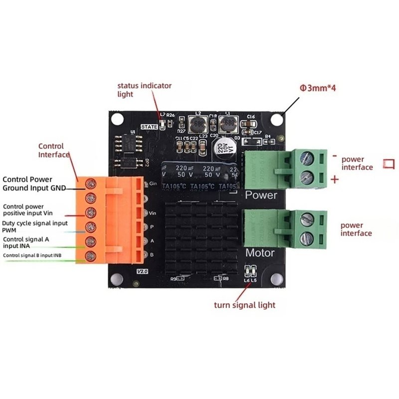 12/24V 16A DC Motor Driver Mod - đánh giá và giá Motor Driver Module