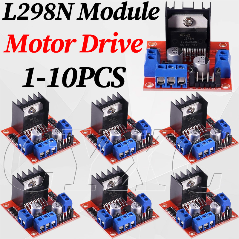 1-10PCS L298N Stepper Motor Dr - đánh giá và giá Motor Driver L298N