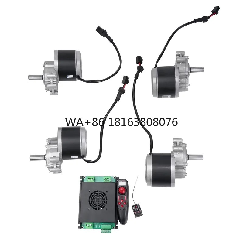 4WD Brush Gear Motor Kit 24V 2 - đánh giá và giá Robot Kit