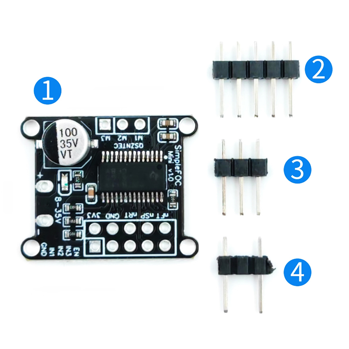 DRV8313 Simple FOC Mini v1.0 D - đánh giá và giá Motor Driver Module