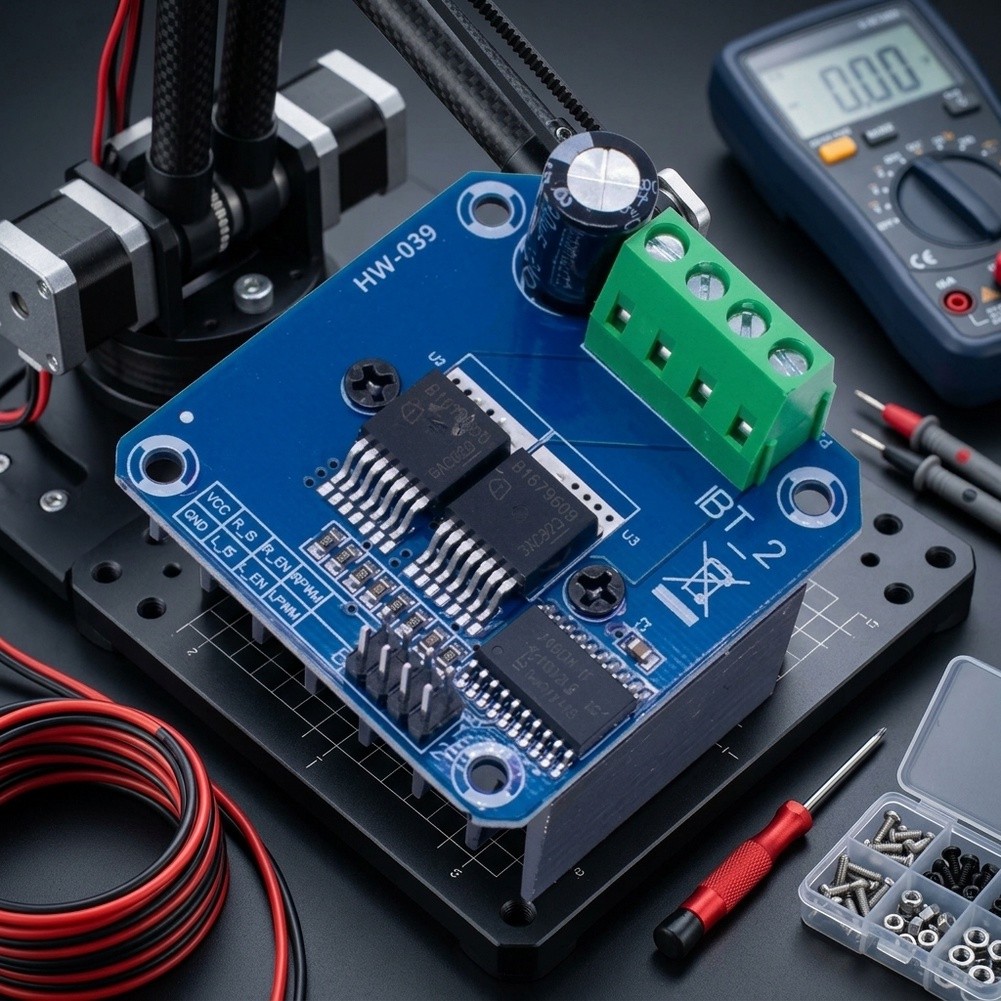 43A BTS7960 Dual H-Bridge Moto - đánh giá và giá Motor Driver Module