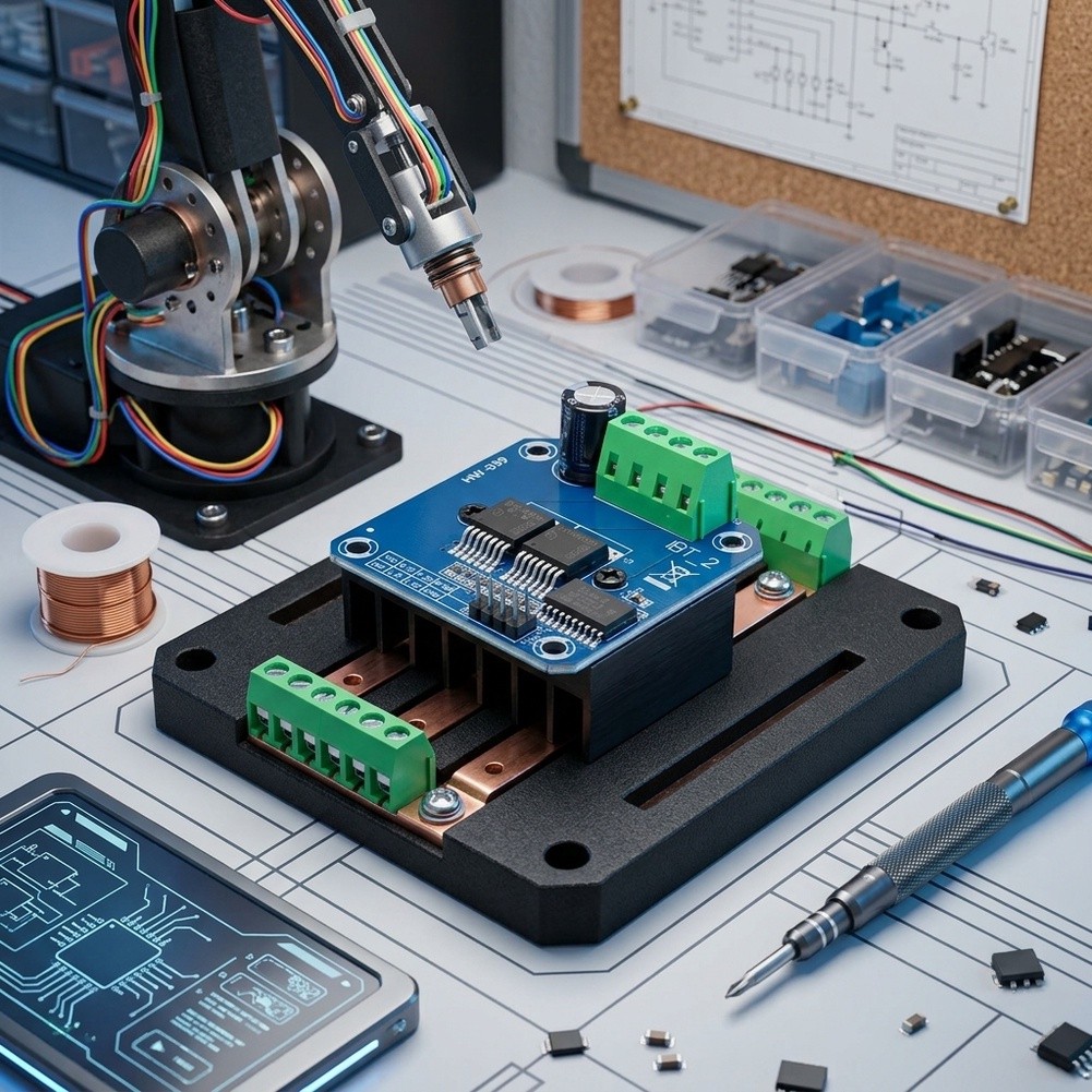 43A BTS7960 Dual H-Bridge Moto - đánh giá và giá Motor Driver Module